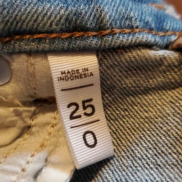 LOFT Classic Blue Denim Jean Shorts - Picture 3 of 4